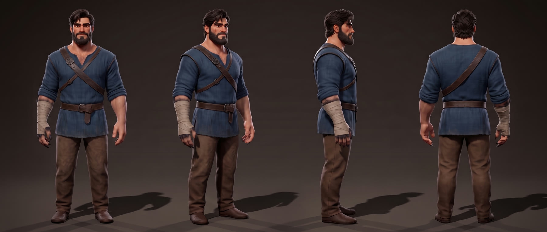 Human form turnaround